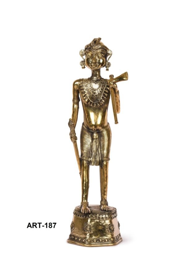 Statue von Madia Dhokra Art