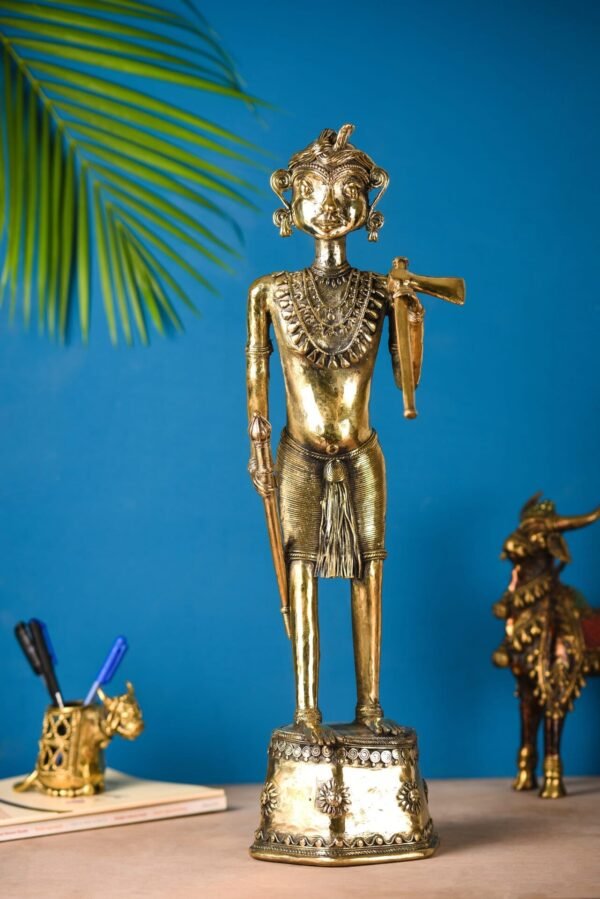 Statue von Madia Dhokra Art