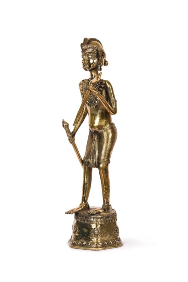 Statue von Madia Dhokra Art