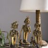 Satz Stammes-Madia Madin-Statue