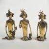 Satz Stammes-Madia Madin-Statue