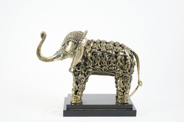 Stammesfigur Elefant mit Sockel