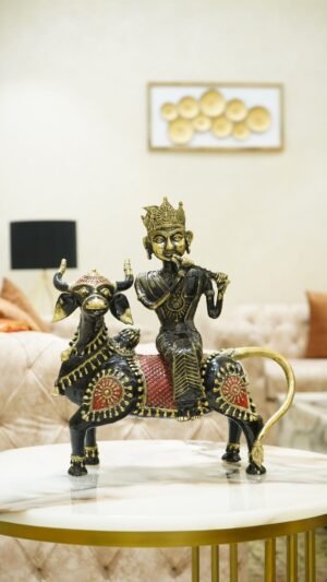 Lord Krishna in der Kuh