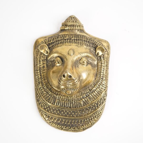Dhokra Löwe Gesichtsmaske