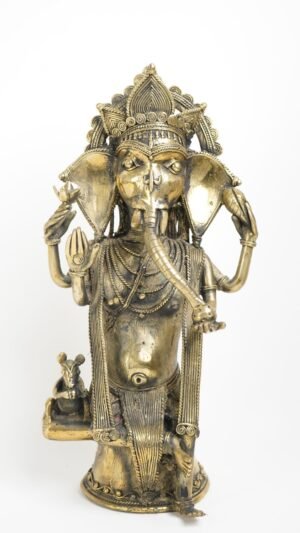Dhokra Art Ganesh-Statue