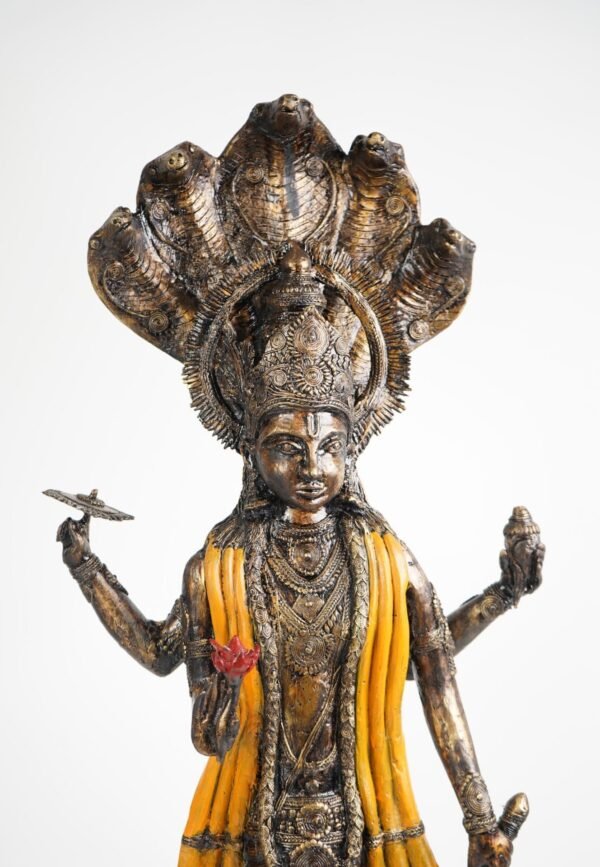 Dhokra Art Vishnu-Statue