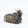 Dhokra-Kunst sitzender Nandi