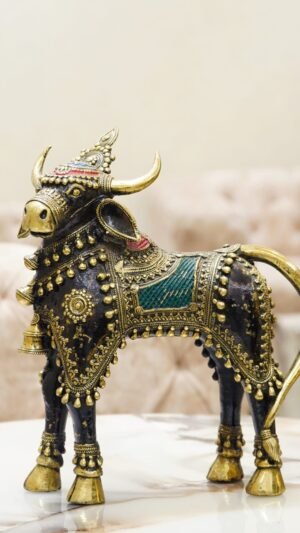 Dhokra Shiv Nandi-Statue