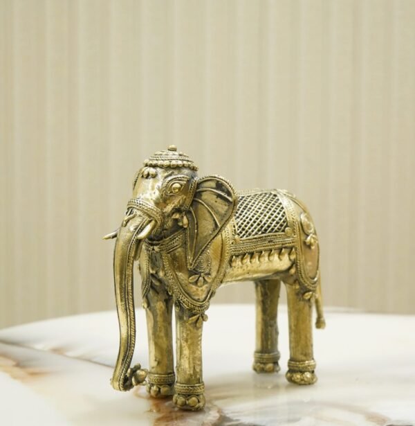 Dhokra-Kunst-Elefant
