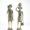 Dhokra-Kunst, stehend, Madia Madin