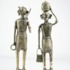 Dhokra-Kunst, stehend, Madia Madin