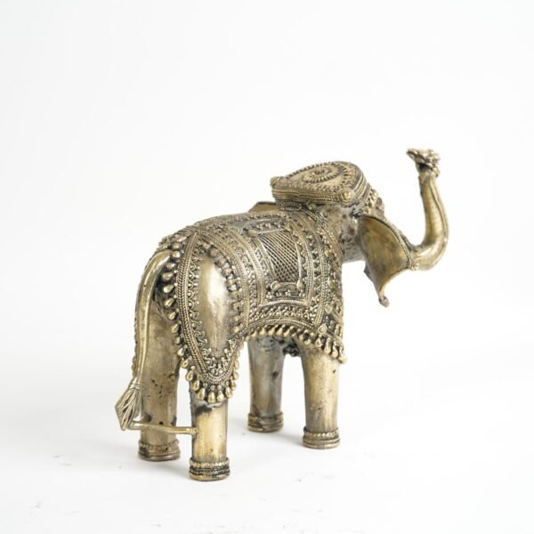 Dhokra Art Elefantenstatue