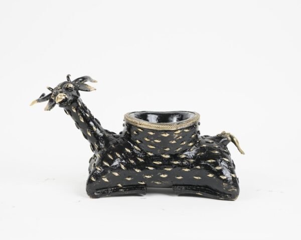 Dhokra Art Hirsch Kerzenständer