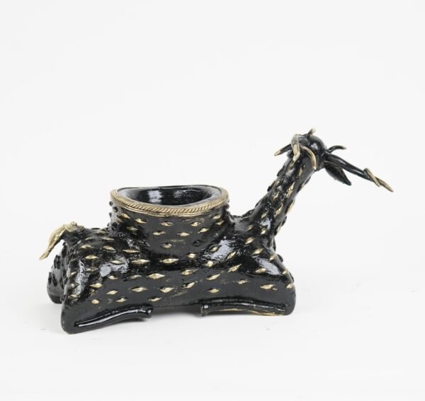 Dhokra Art Hirsch Kerzenständer