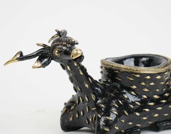Dhokra Art Hirsch Kerzenständer
