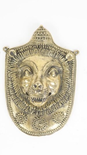 Dhokra Löwe Gesichtsmaske