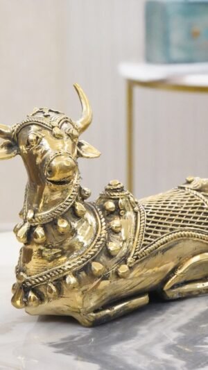 Dhokra sitzender Nandi