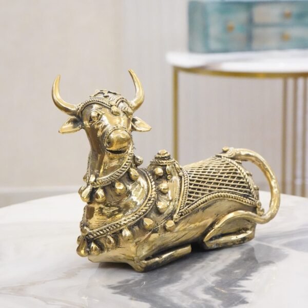Dhokra sitzender Nandi
