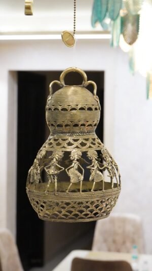 Dhokra-Hängelampe