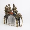 Dhokra Art Elefant Ram Sawari