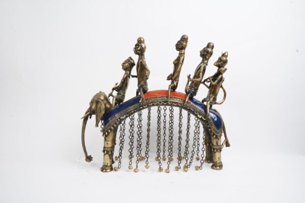 Dhokra Art Elefant Ram Sawari