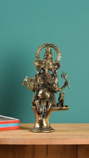 Lord Ganesh Dhokra Kunst