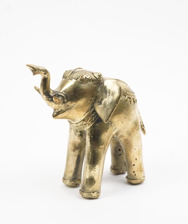 Dhokra Art Elefantenstatue