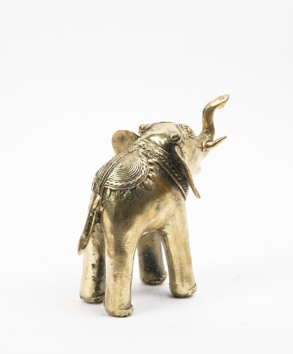 Dhokra Art Elefantenstatue