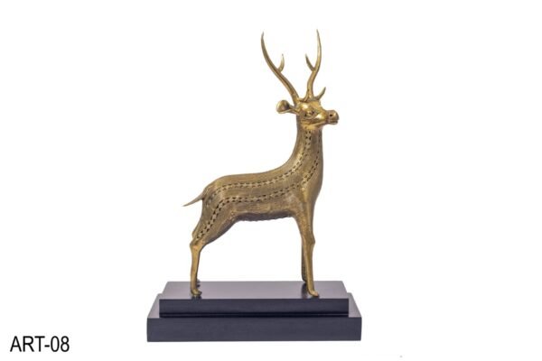Hirschstatue Dhokra Art