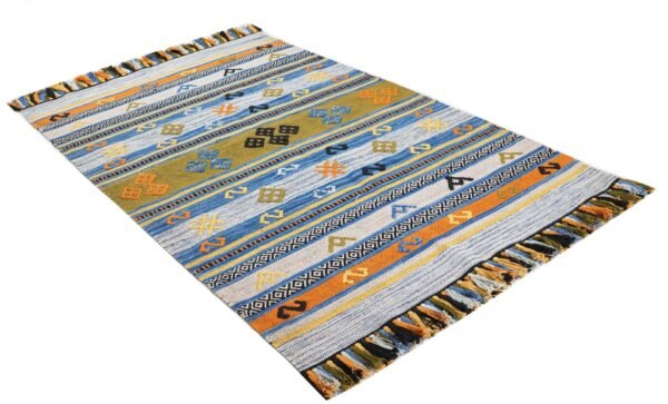 Handgewebter Baumwollteppich