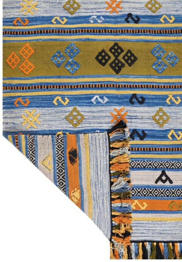 Handgewebter Baumwollteppich