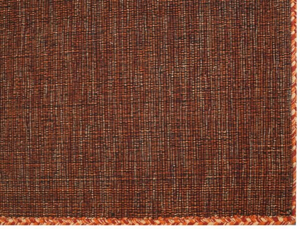 Teppich aus massiver, handgewebter Baumwolle Kesar in Orange