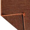 Teppich aus massiver, handgewebter Baumwolle Kesar in Orange
