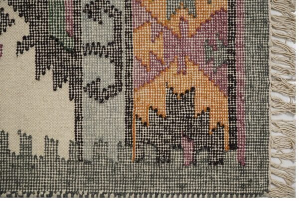 Handgewebter Wollteppich