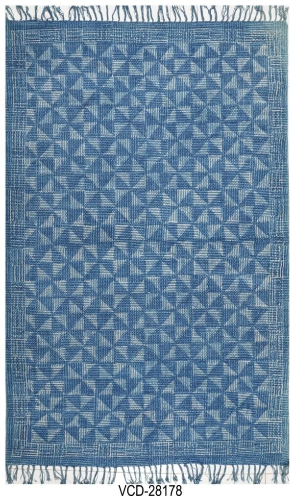 Handgewebter Baumwollteppich