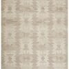 Sandhya Beige handgewebter Wollteppich