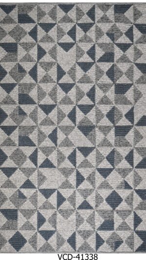 Geometrischer handgewebter Polypropylen-Teppich Aahan