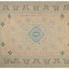 Handgewebter Megha-Medaillon-Kelim-Teppich aus Wolle