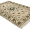 Handgewebter Kanchan-Medaillon-Kelim-Teppich aus Wolle