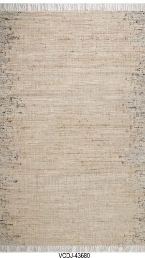 Dhruva Edge Jute-Wollteppiche