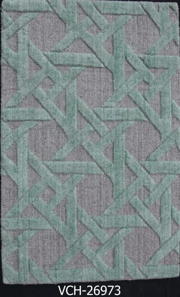 Avani Emerald Handloom Viskose-Teppiche und Vorleger