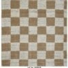 Arya Chess Handgewebte Wollteppiche und Vorleger