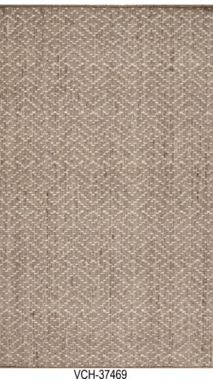 Nayra Brown Harmony handgewebte Wollteppiche