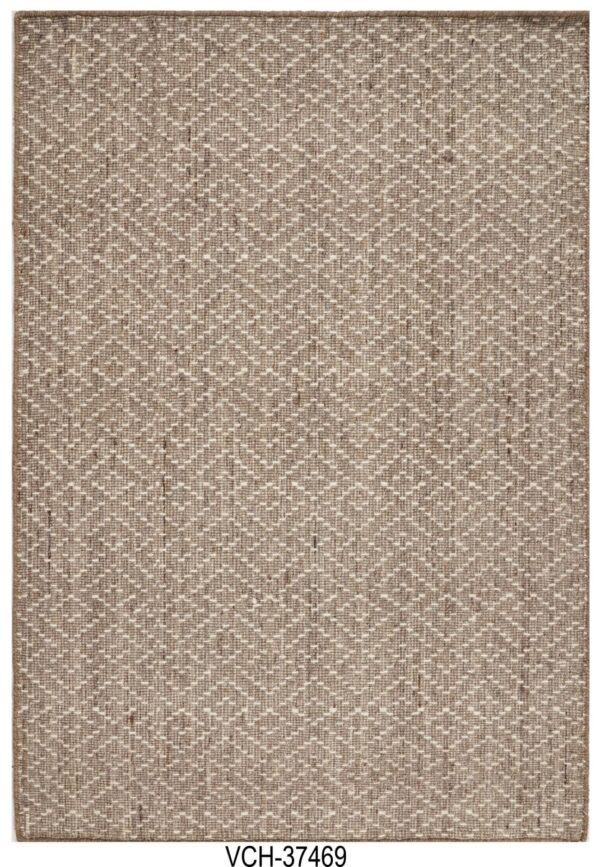 Nayra Brown Harmony handgewebte Wollteppiche