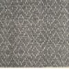 Aarav Grey Diamond handgewebte Wollteppiche