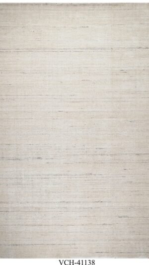 Esha Ivory Harmony handgewebte Wollteppiche und Vorleger