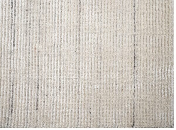 Esha Ivory Harmony handgewebte Wollteppiche und Vorleger