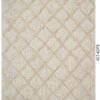 Beige handgetuftete Saanjh-Rollenteppiche