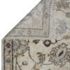Noor Beige Handgeknüpfter Wollteppich