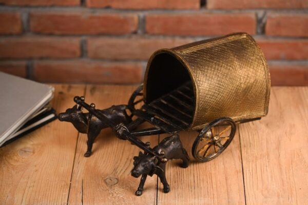Bullock Cart Metal for Home Decor